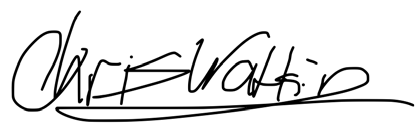 Chef Chris Watkins signature